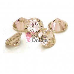 Diamante din Zirconiu pentru decor unghii DZR011 Light Coffee de 3mm